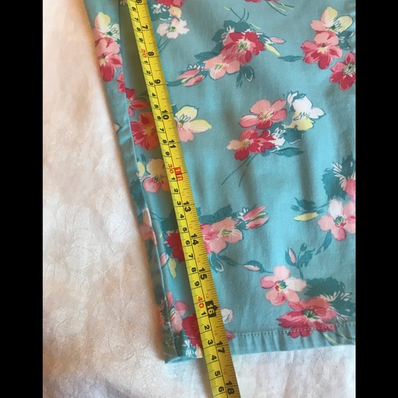 Crazy Horse/Liz Claiborne Petite Capris Sz 4 - Picture 7 of 7